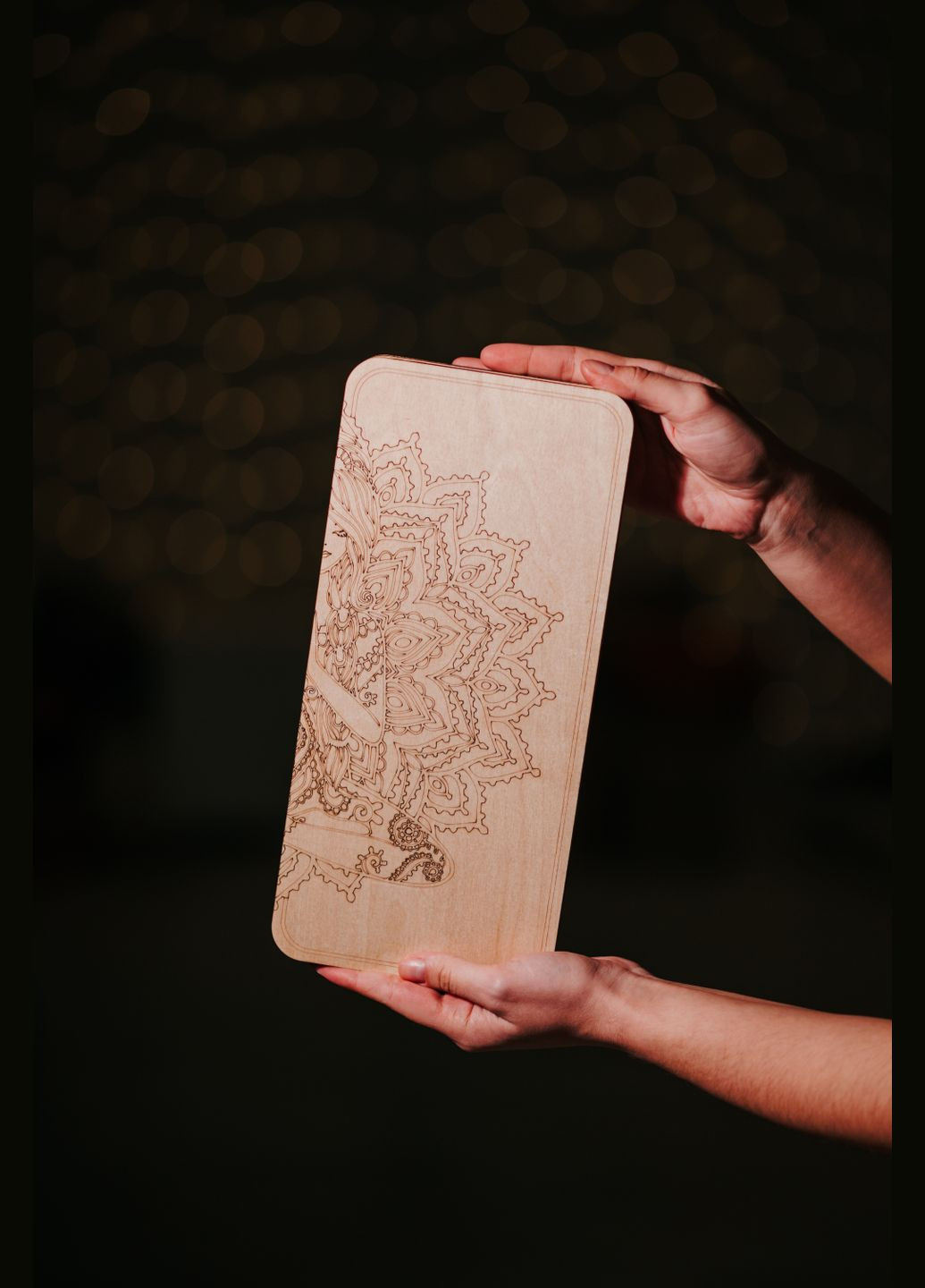 Рисунок девушка шаг 10мм в натуральном цвете дерева. No Brand (315702892)