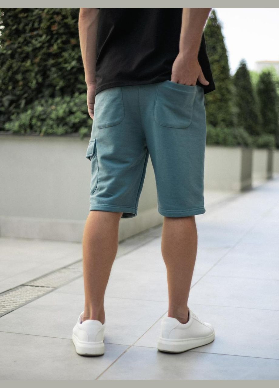 Летние шорты удобные для парней на резинке хлопковые, пляжные стильные Турция свободные классические Intruder (359381171)