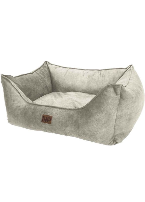 Лежак з гіпоалергенним наповнювачем для собак дрібних, середніх порід та котів Leon - 55х45х18 см Noble Pet (359368778)