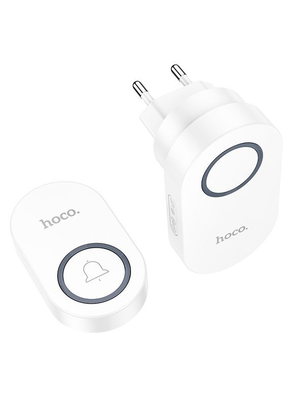 Звонок 210 mAh Wireless Doorbell (EU) (6942007662307) Hoco HI25 (370676814)