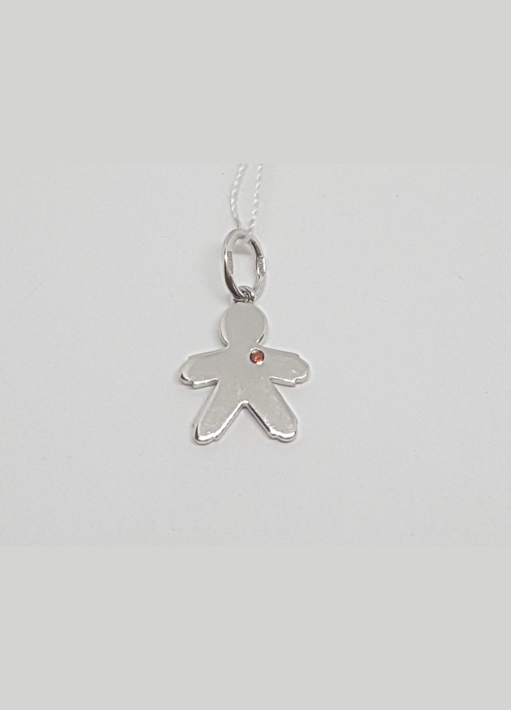 Срібна підвіска Хлопчик з фіанітами. 500204-КРКОЛГР Харківська ювелірна фабрика (299153330)