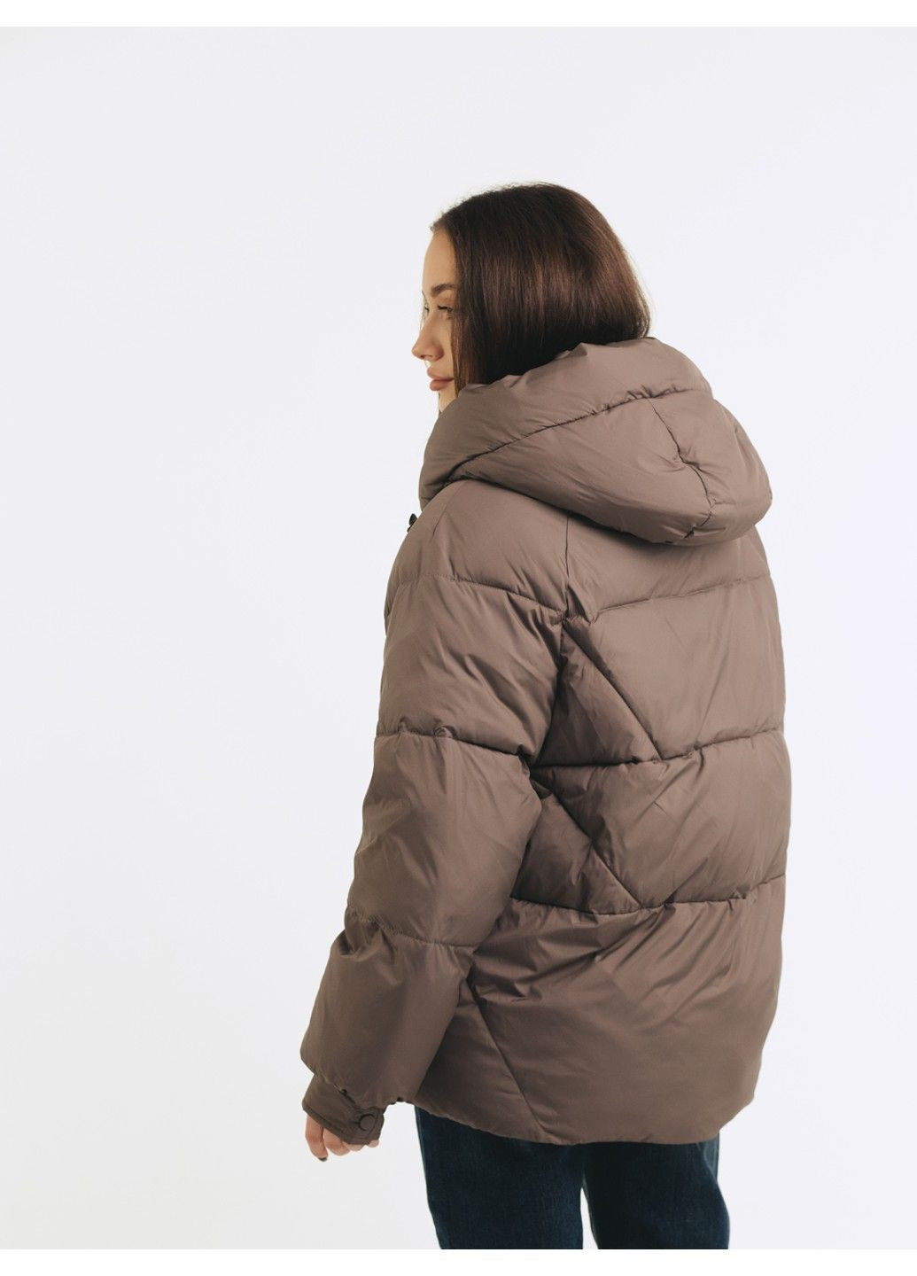 Коричнева зимня куртка 21 - 04358 ZLLY