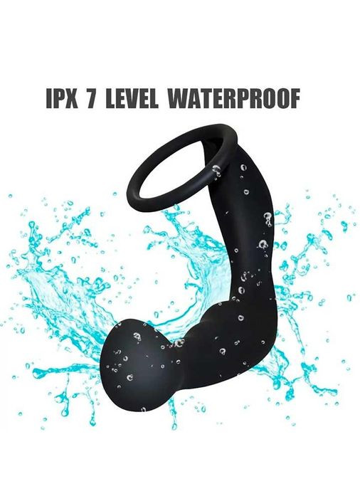 Анальний масажер стимулятор простати з вібрацією Roger-4 - Чорний Drive No Brand (327875845)