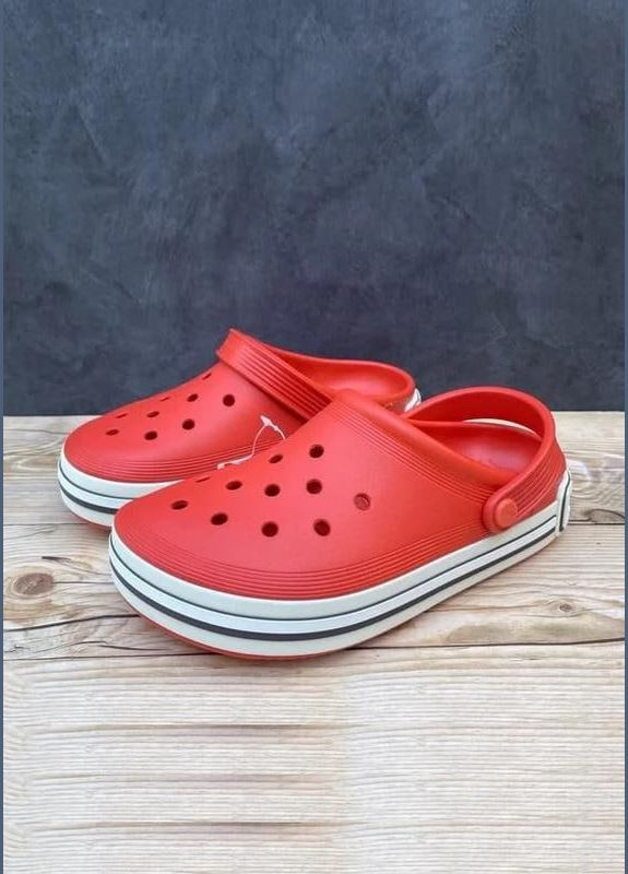 Красные clog off court крокс крокбэнд офф клог Crocs