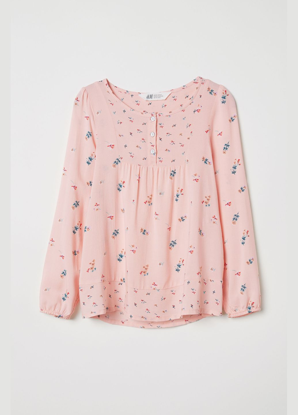 Блуза демісезон,рожевий в візерунки, H&M (282935357)