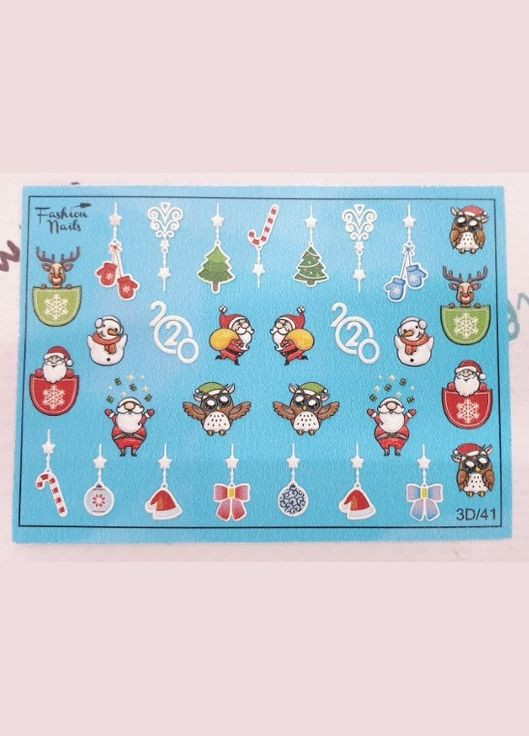 Слайдер 3D для дизайна на ногтях 041 Fashion Nails (299483754)