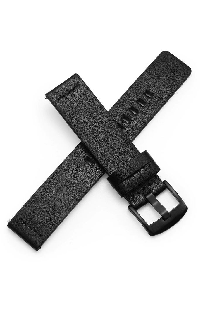 Кожаный ремешок Classic для часов Samsung Galaxy Watch 3 41mm (SM-R850) - Black Primo (333720316)