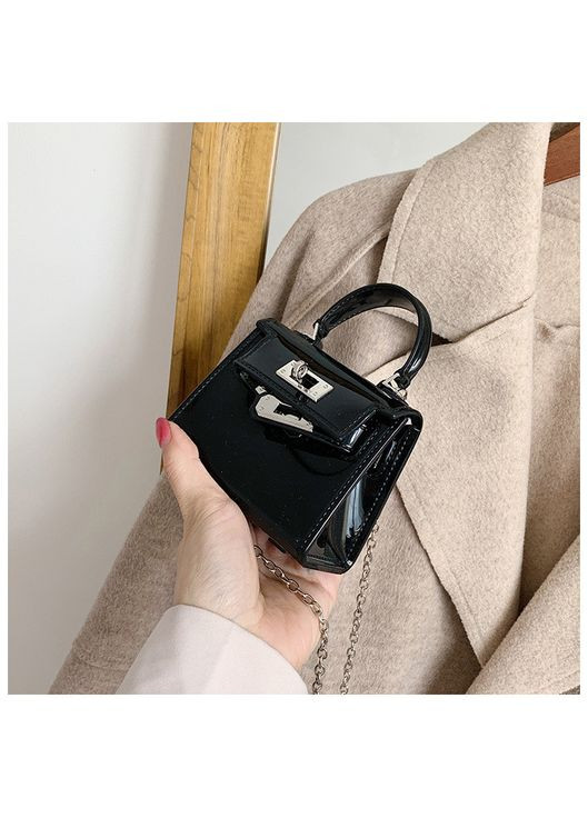 Дитяча маленька сумка 10448 крос-боді на ремінці чорна No Brand (314455160)