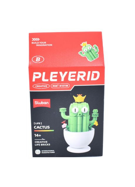 Конструктор Фігурка у горщику Кактус (M38-B1073/2) Sluban (370624676)