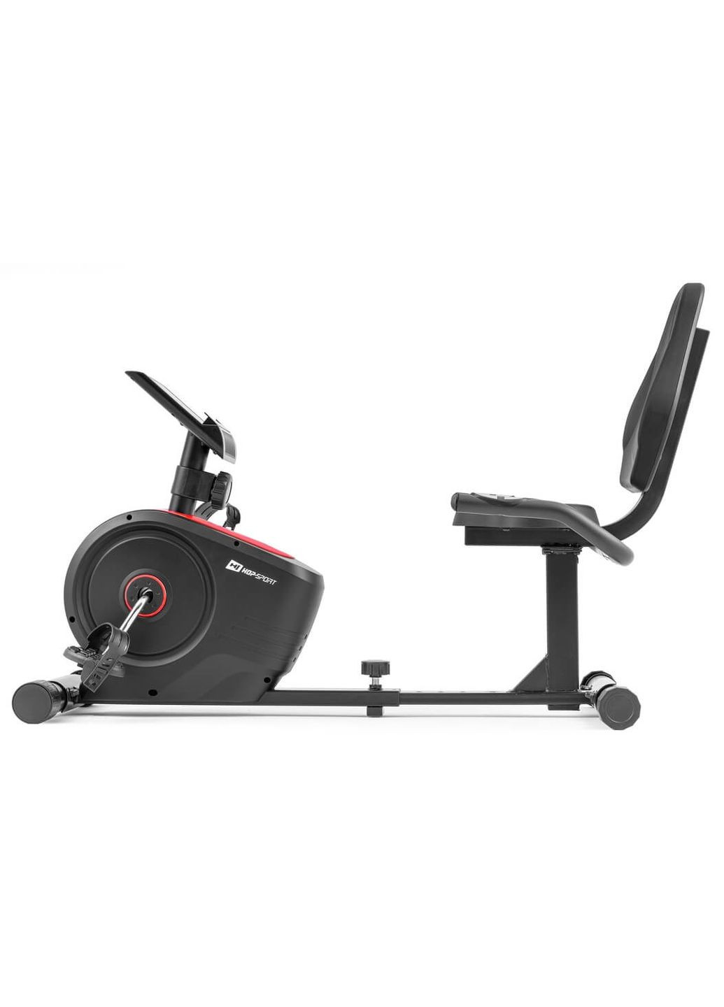 Горизонтальный велотренажер HS-2050L Beat красный Hop-Sport (361952962)