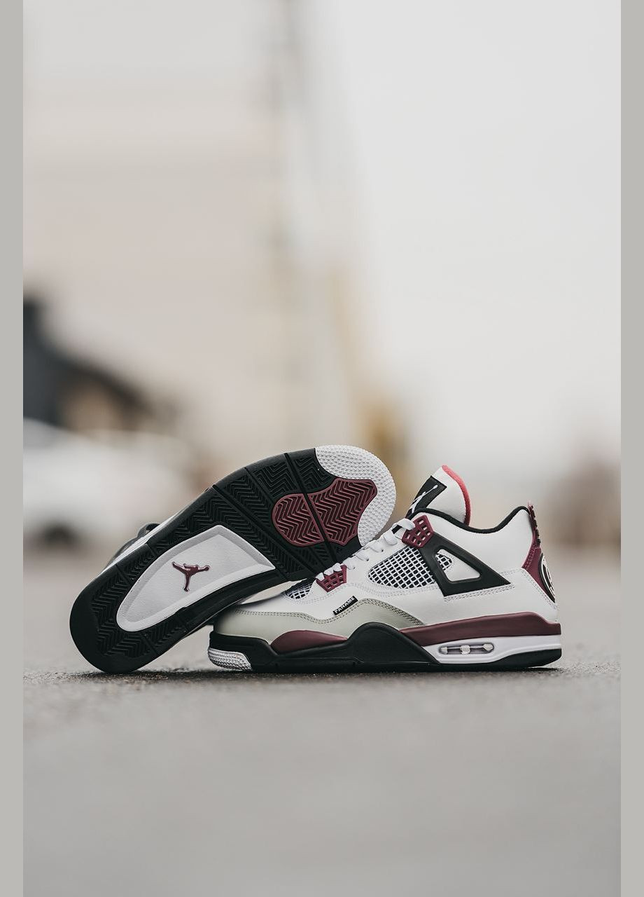 Комбіновані Осінні кросівки чоловічі Nike Air Jordan 4 "PSG"