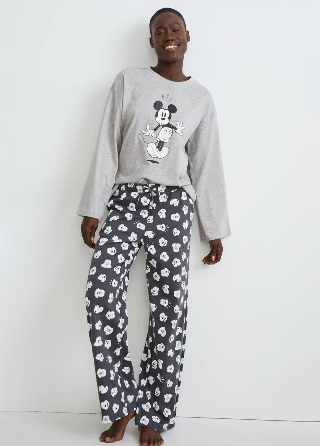 Комбинированная всесезон пижама (лонгслив, штаны) C&A