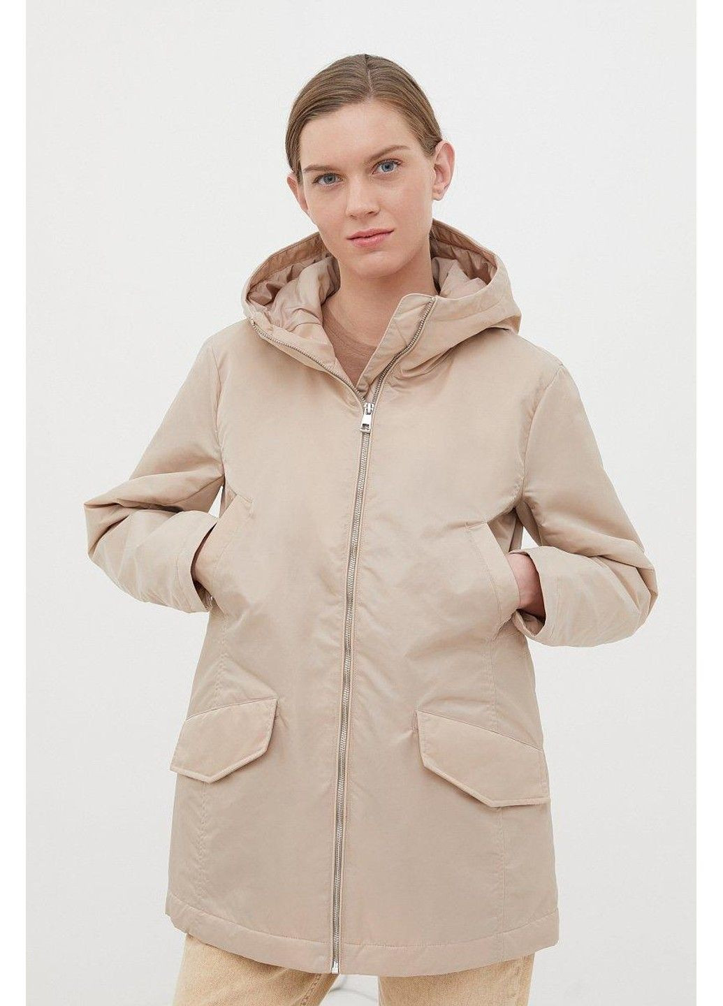 Бежева демісезонна парка fbc11000-709 Finn Flare