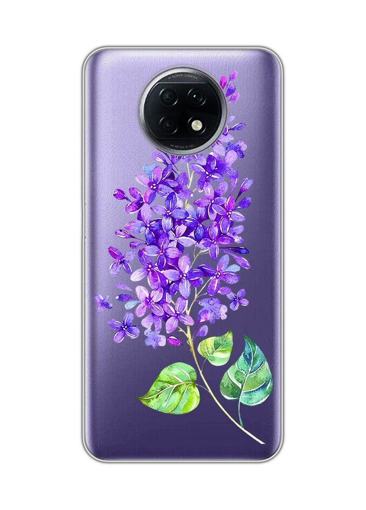 Прозорий чохол на Xiaomi Redmi Note 9T/Redmi Note 9 5G:: Гілочка бузку (принт 280) Creative (360707665)