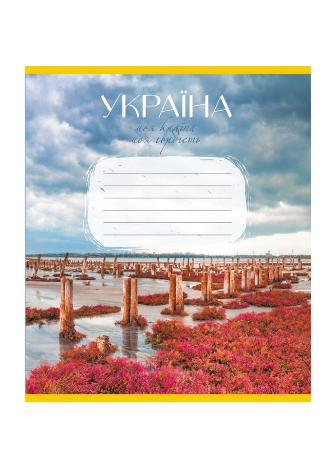 Зошит загальний "Моя країна" 096-640069L-1 в лінію, 96 аркушів Leader (363175243)