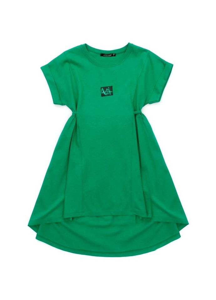 Зелена сукня трикотажна (3557-128g-green) BLUELAND (300625120)