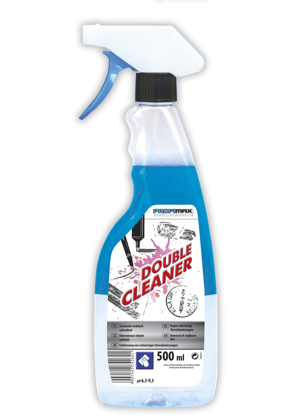 Средство для удаления наклеек, следов маркера, скотча, этикеток PROFIMAX DOUBLE CLEANER 500мл жидкость растворител (3502) Lakma (298576111)