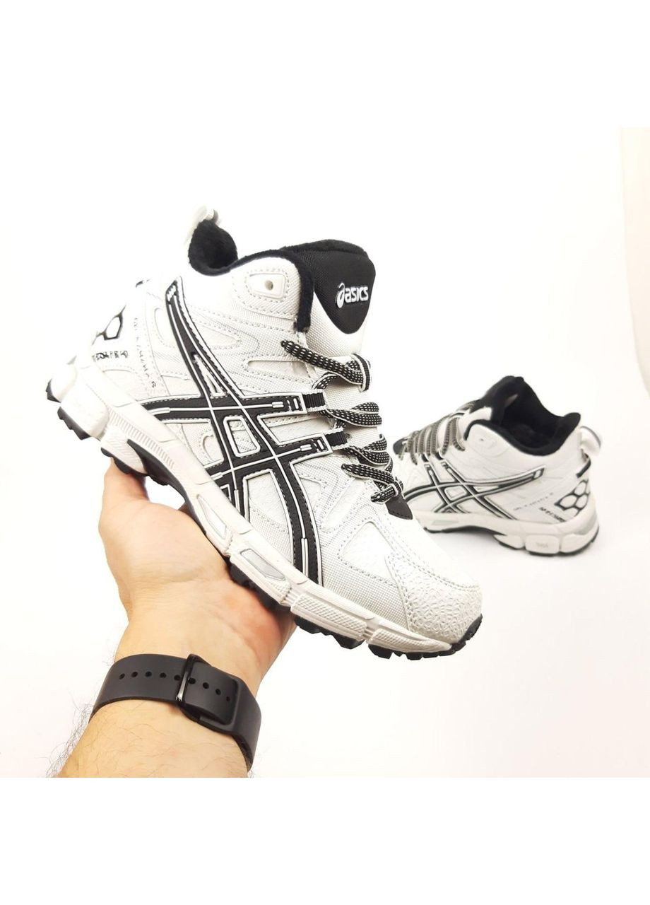 Жіночі термо кросівки білі з чорним ТОП якість No Brand білі зими (369156518)