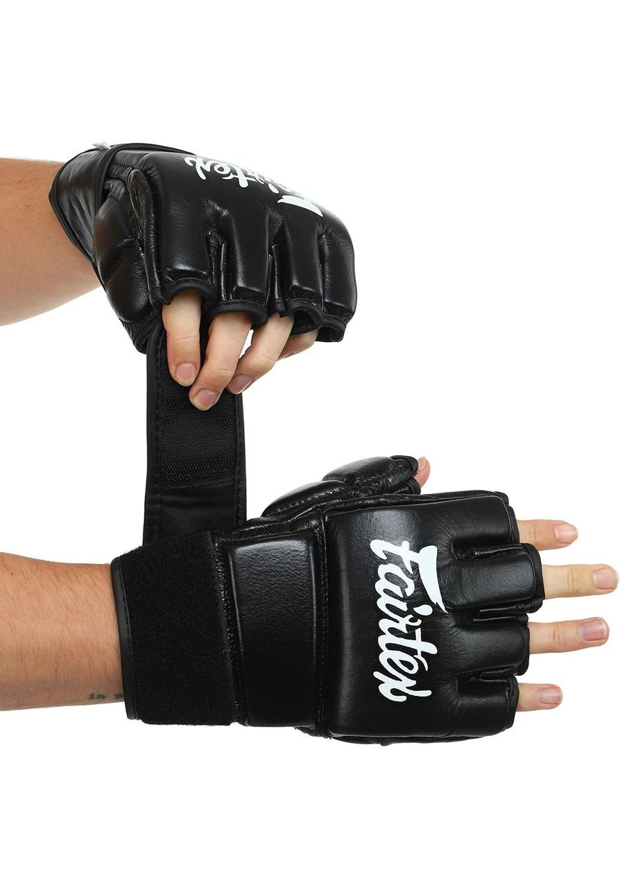 Рукавички для змішаних єдиноборств MMA FARTEX BO-0582 розмір чорний Zelart (342106089)