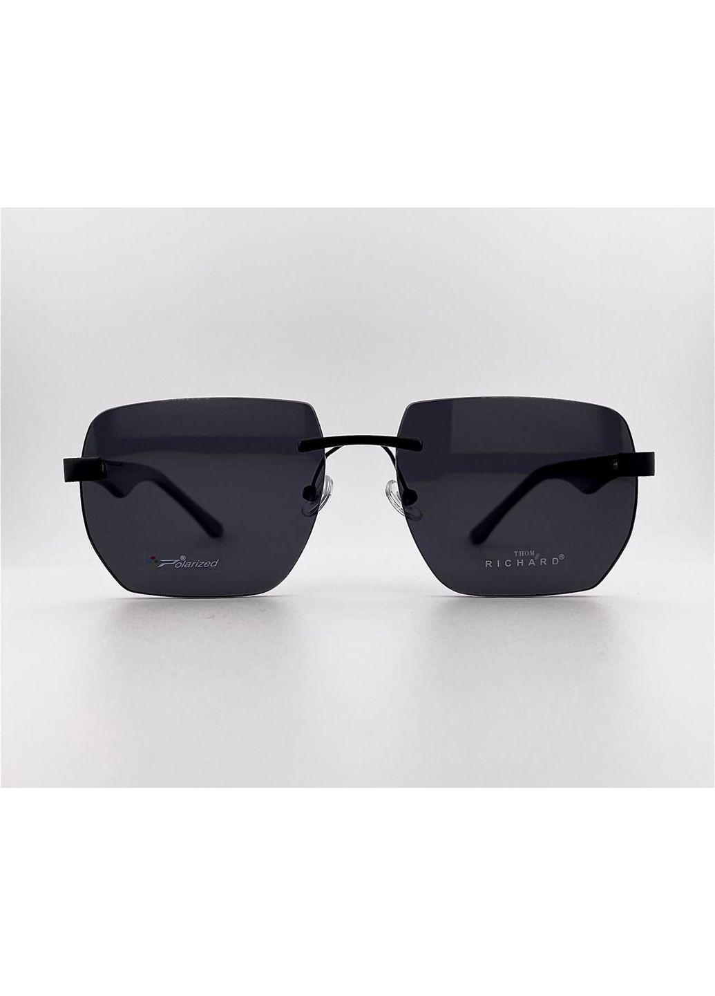 Мужские солнцезащитные очки TR 9503_ COL.01-P1 с Поляризацией унисекс черный Thom RICHARD (350886944)