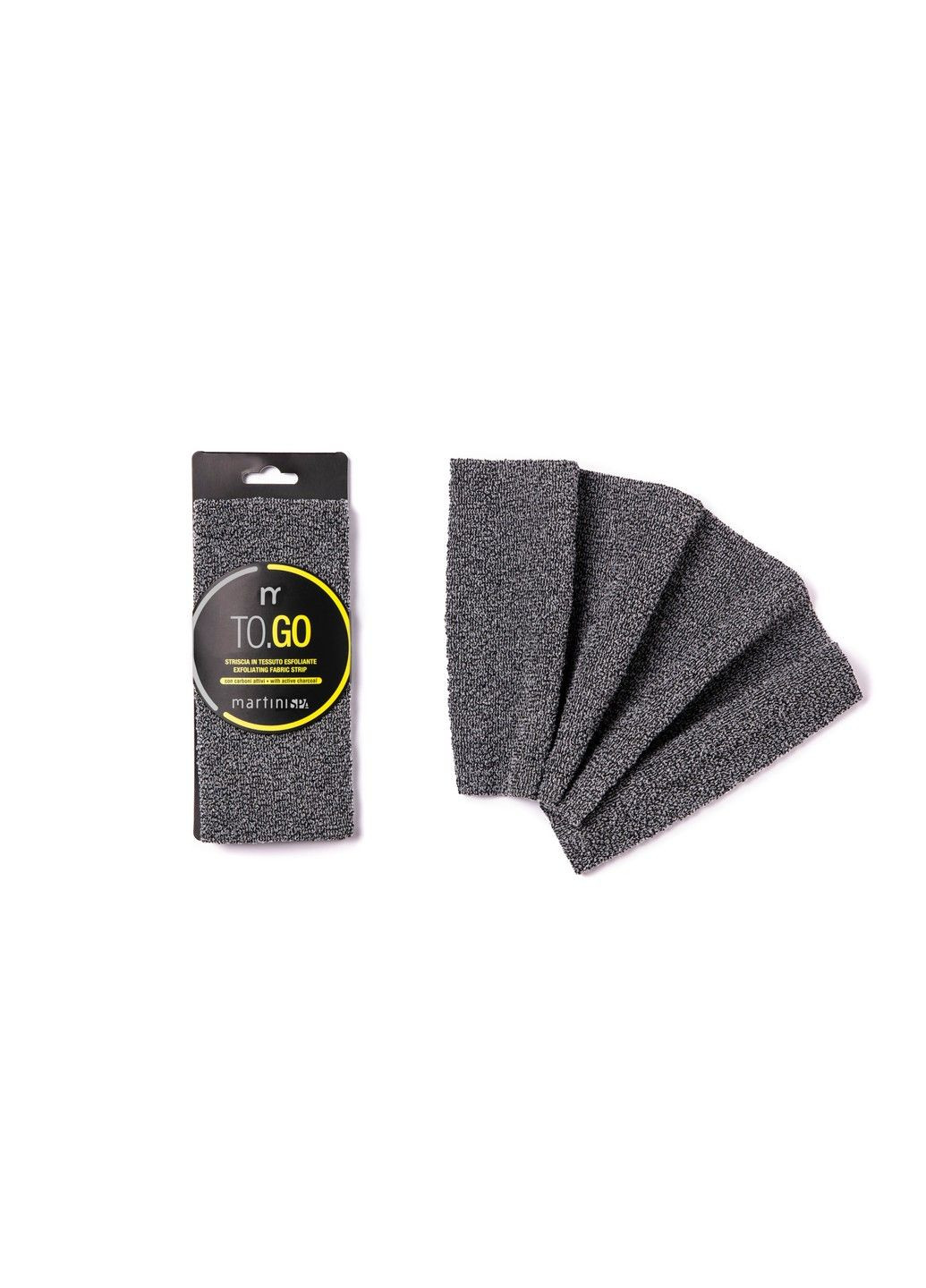 Тканевая лента для пилинга Exfoliating Strip с активированным углем Martini Spa (325877670)