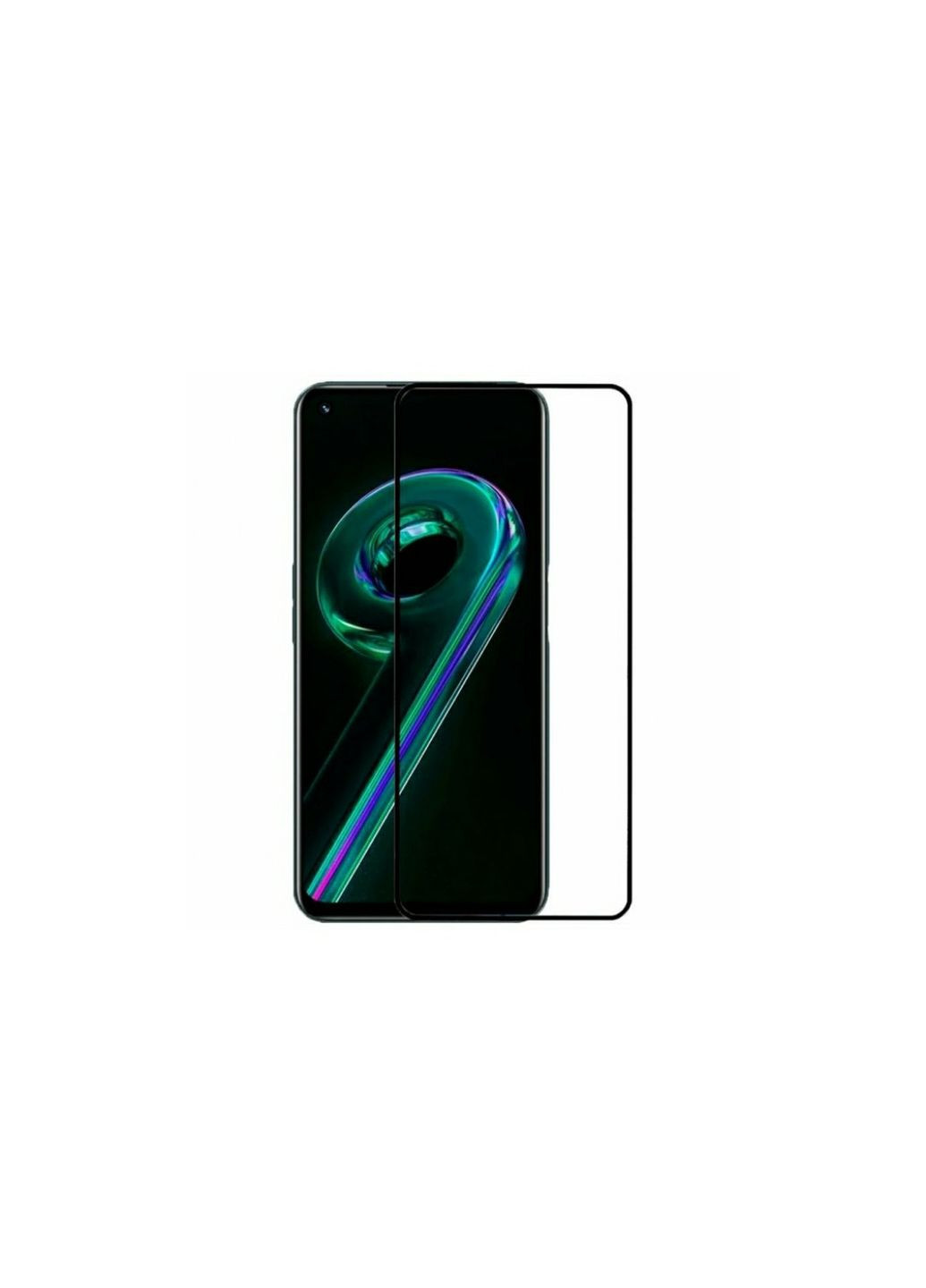Закаленное защитное стекло на смартфон Realme 9 (4G) / Черная рамка X-level (335258061)