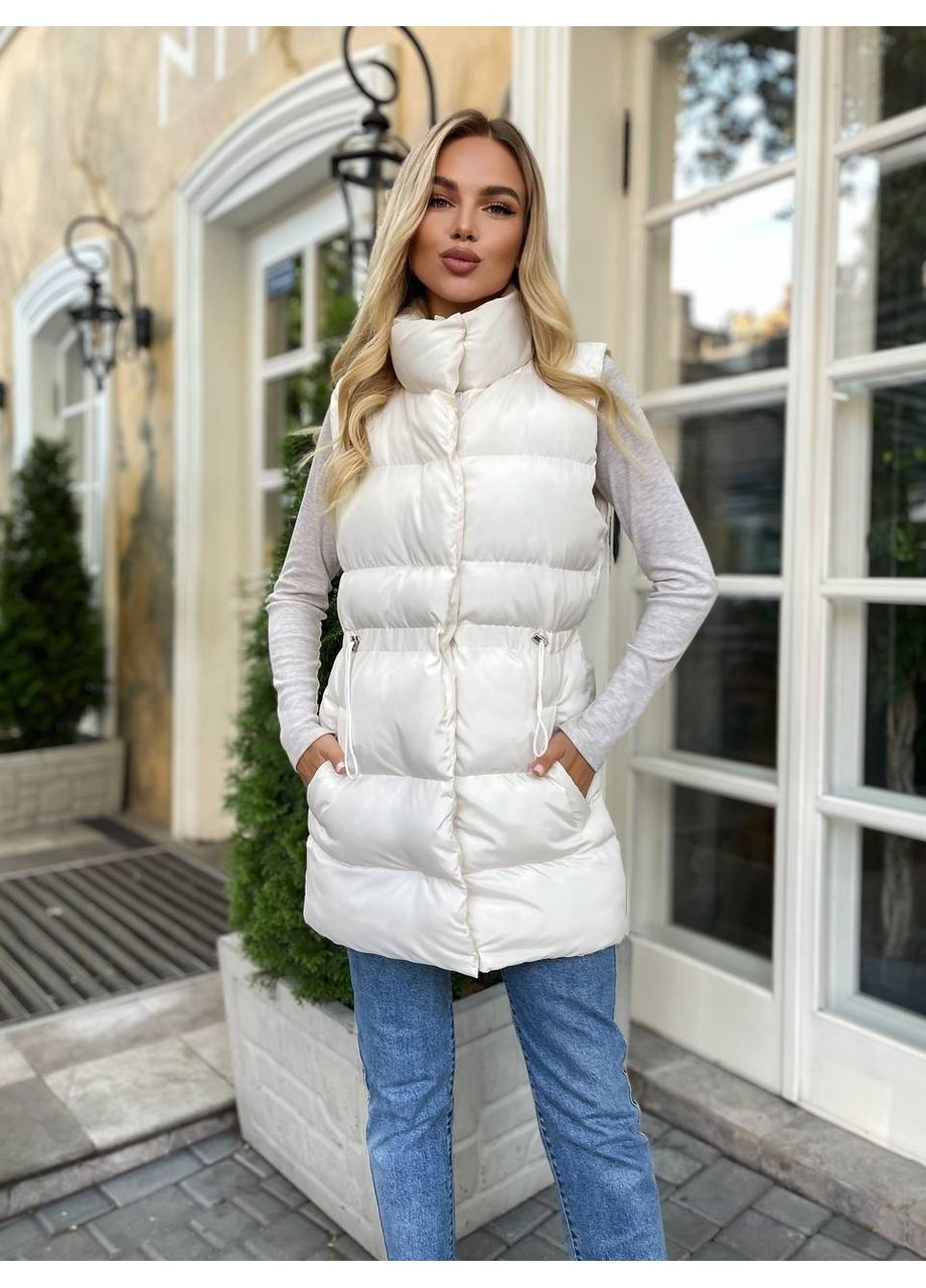 Жилетка жіноча об’ємна з аеропухом (Заміри в описі) DK/DL Мода без кордонів (366725527)
