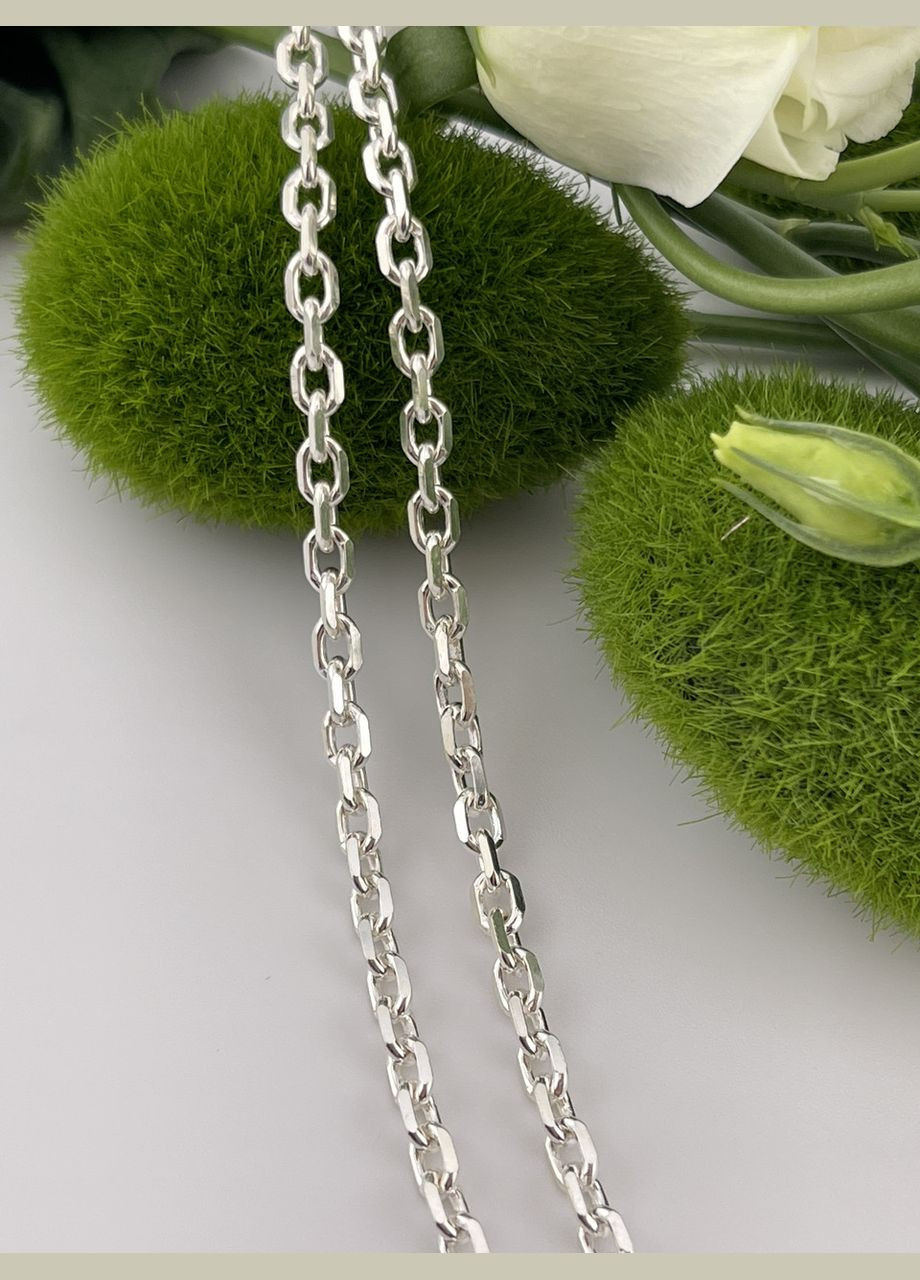 Елегантний та універсальний срібний ланцюжок No Brand (323017157)