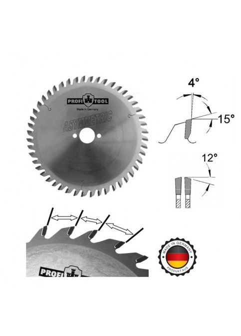 Диск пильный 190х2,8х1,8х30 мм Z=48 форма зубца W (ATB) асимметричная продольная и поперечная резка (11815) Profitool (295044380)