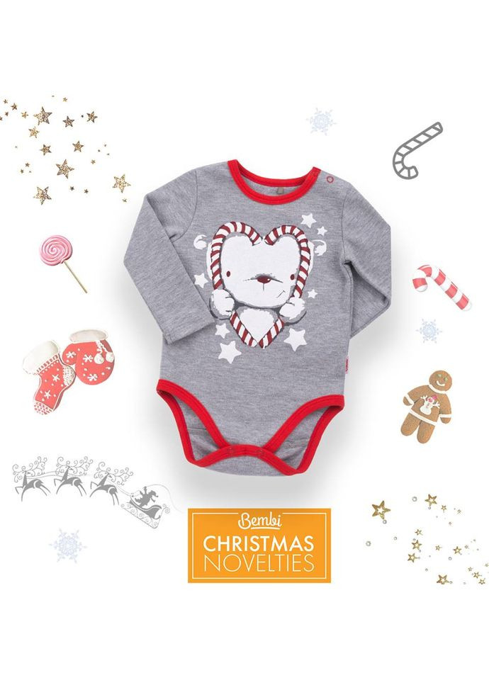 Боди детское Рождественское Бембі (315722486)