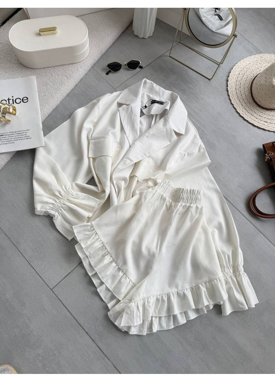 🌿 Женский костюм "Linen Breeze" - в наличии 👌🏻 DK/DL Мода без кордонів (352390012)