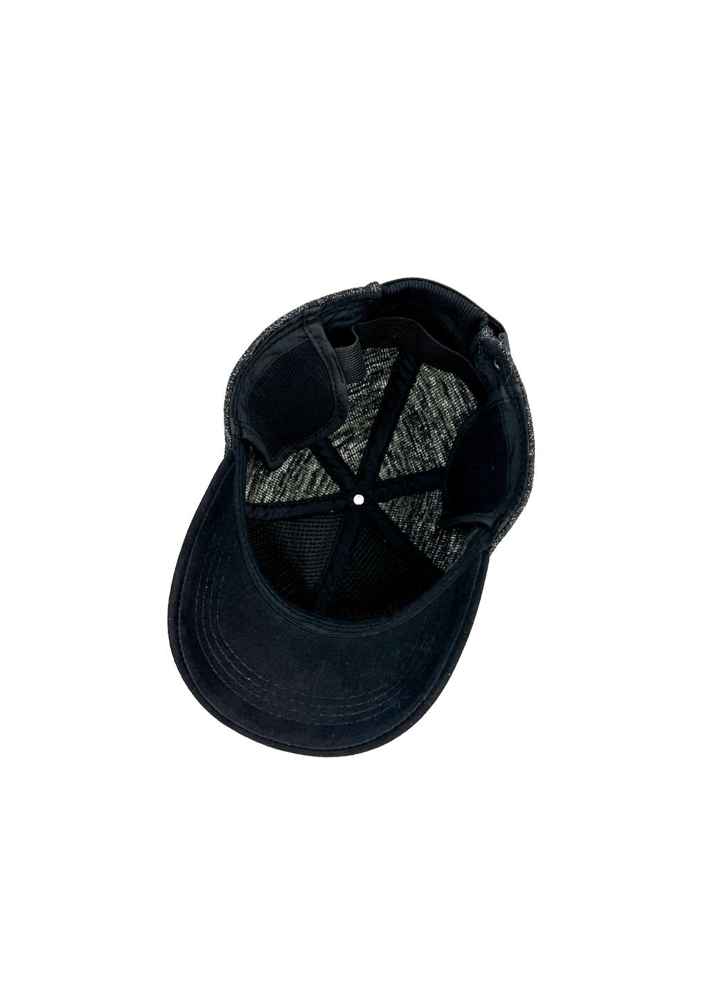 Бейсболка с регулятором и ушками мужская шерсть черная СТЕФАН 635-579 LuckyLOOK 635-579М (322789813)