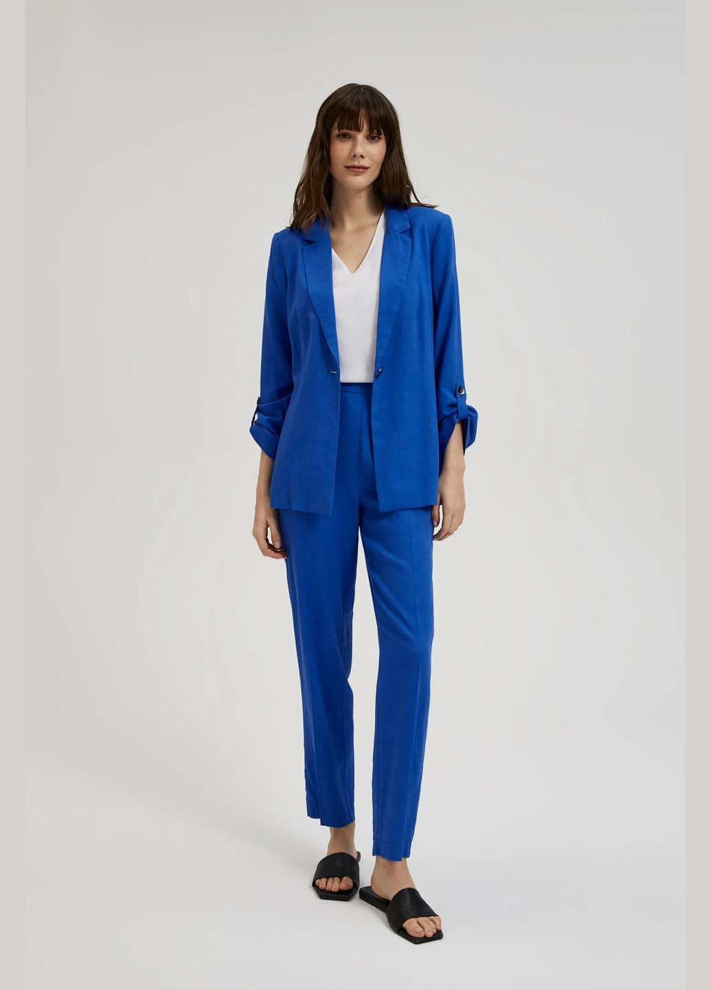 Синий женский жакет Moodo -