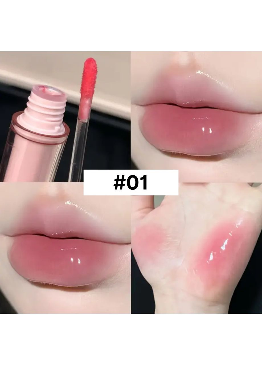 Блеск-тинт для губ HERORANGE Water Light, оттенок 01 Peach (персиковый) China (356130084)