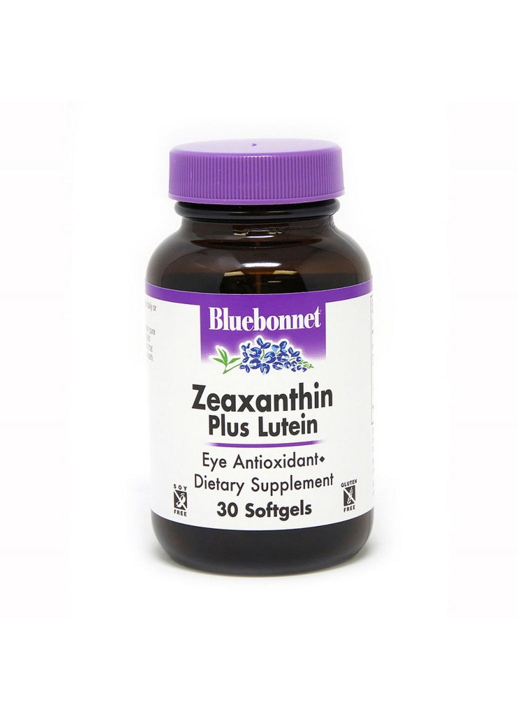 Натуральная добавка Bluebonnet Zeaxanthin plus Lutein, 30 капсул Bluebonnet Nutrition (293482362)