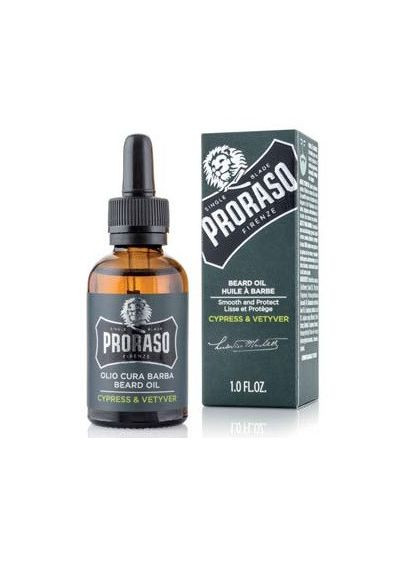 Масло для бороды Beard Oil Cypress&Vetyver, 30 мл Proraso (367583253)