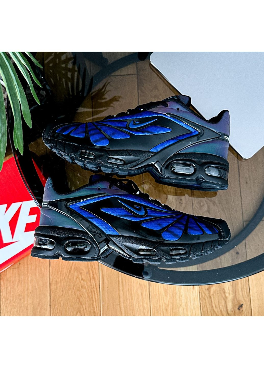 Синие демисезонные кроссовки мужские nike air max tailwind 5x skepta blue black | найк аир макс теилвинд 5 х скепта синие No Brand