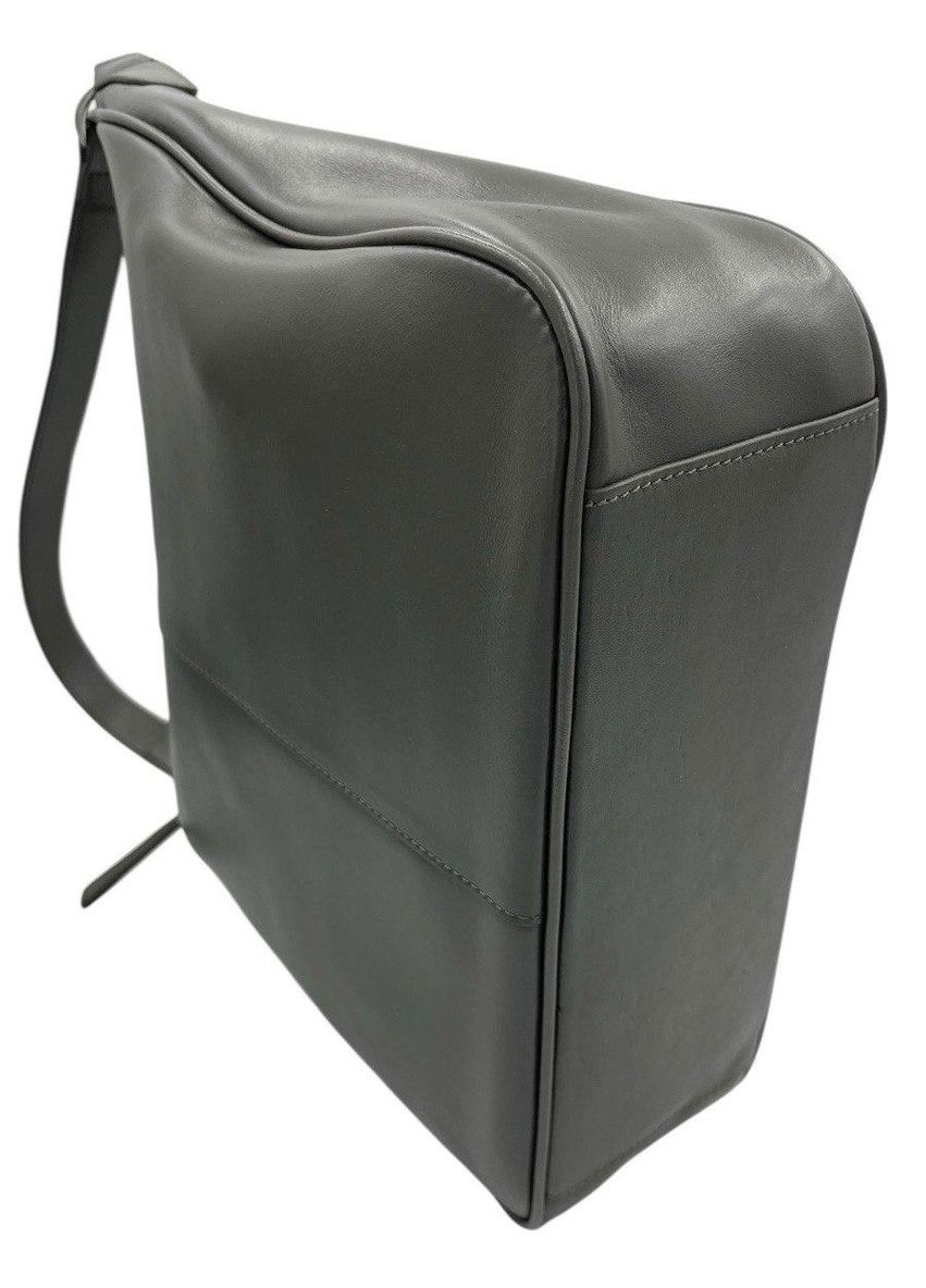 Сумка женская кожаная серая 7732_gray No Brand (368862635)