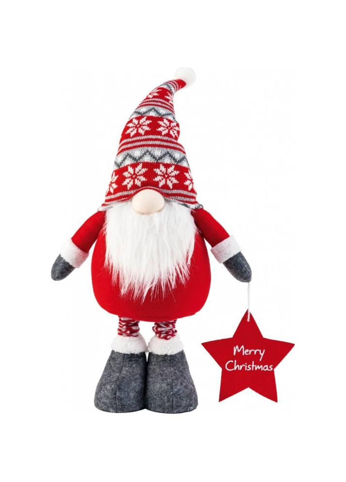 Новогодняя фигурка Рождественский Гном с телескопическими ножками 46-71,5 см Livarno home (362045990)