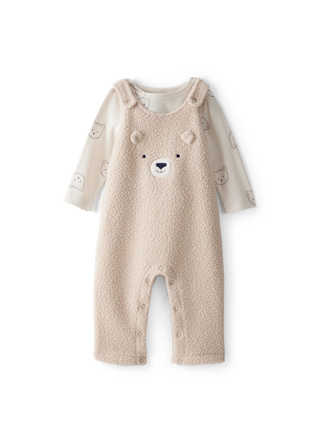 Молочний зимній комплект 2в1 кофта, комбінезон для хлопчика 72-76 см (1u020510_12m) Carter's