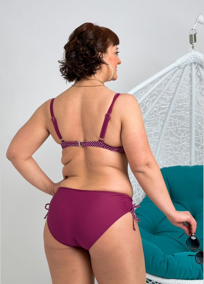 Бордовый летний купальник samegame 3283-3 Alenka Plus