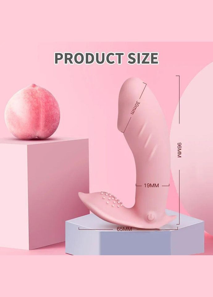 Реалистичные силиконовые вибратор бабочка смарт USB No Brand (301909310)