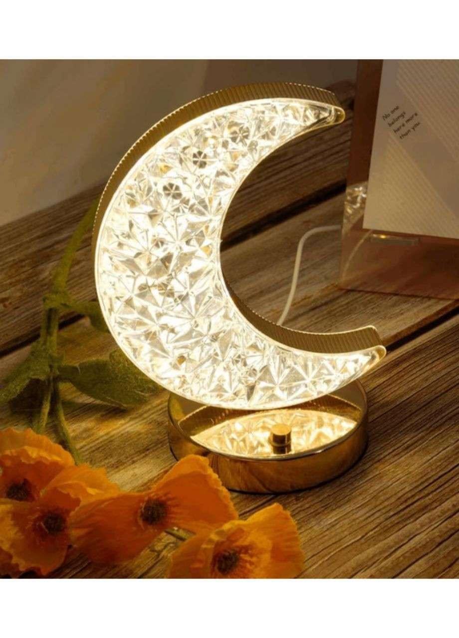 Настільна лампа-нічник з кристалами та діамантами No Brand C-136 (303934511)