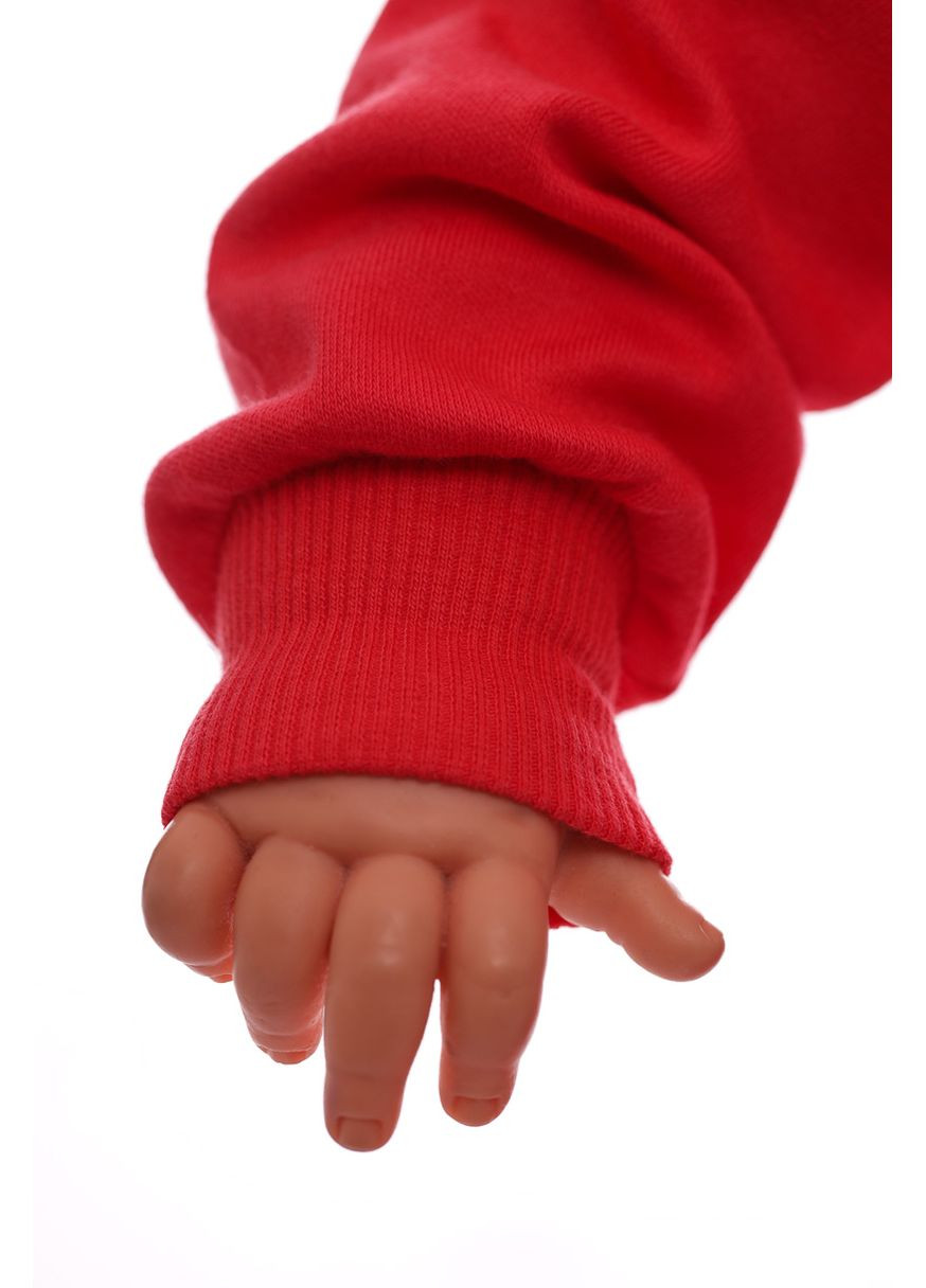 Красный демисезонный костюм с длинным рукавом для девочки трикотажный божья коровка красный 86 см (39451) BABYKROHA