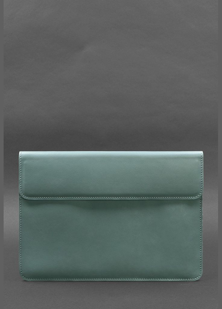 Шкіряний чохол-конверт на магнітах для MacBook 13 Бірюзовий (A-027557) BlankNote (329899491)