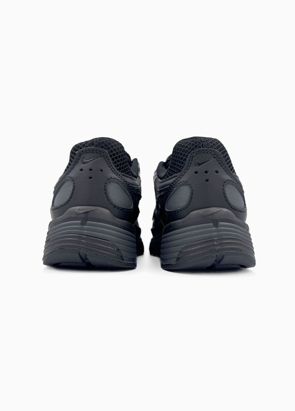 Чорні Осінні кросівки чоловічі і жіночі nike p-6000 black | найк п-6000 чорні No Brand