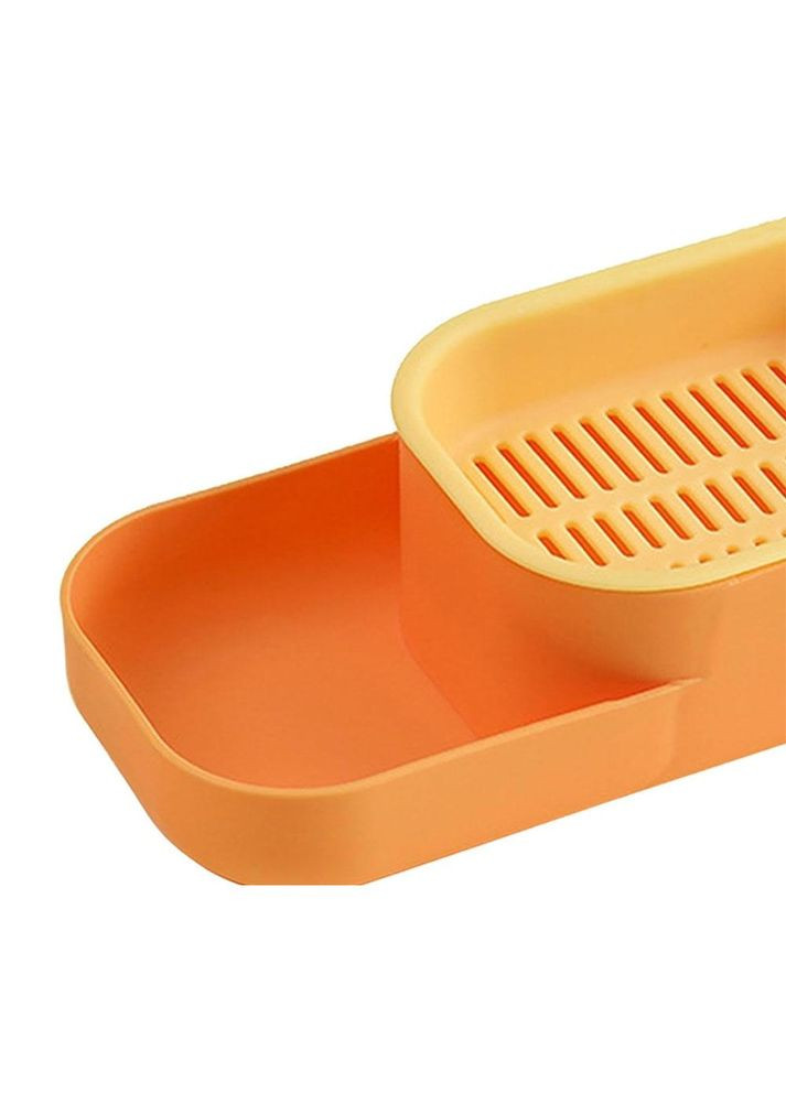 Лоток для гідропонного вирощування мікрозелені та розсади з поїлкою для кота помаранчевий (NR0173_3) No Brand (303898404)