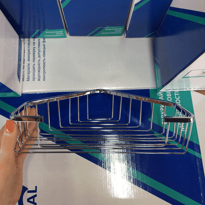 Полочка угловая (решетка) REG4-G3 WAL (327435212)