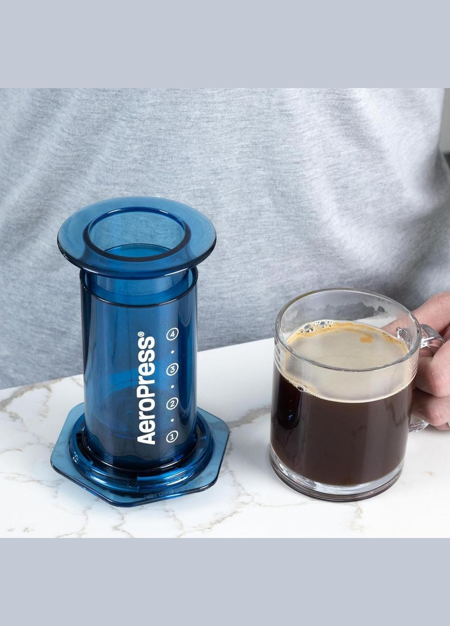 Ручна Кавоварка, Inc. Clear синя AeroPress (322412487)
