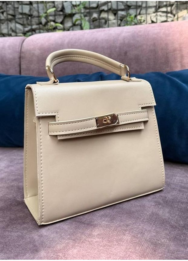 Сумка жіноча Крос боді бежева з екошкіри NIUNIU (361230259)